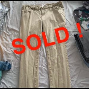 Khacki Skinny Pants